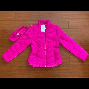Ted Baker Pink Pack-away Padded Jacket